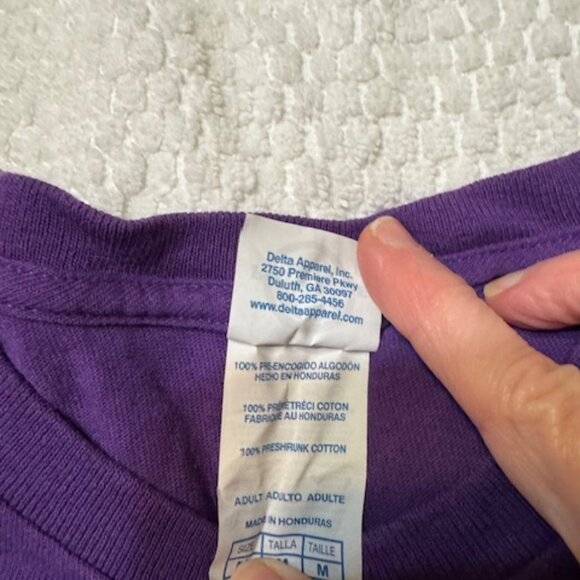 Southern Country Free Your Soul Graphic Tee Purple Sz M - Picture 3 of 4